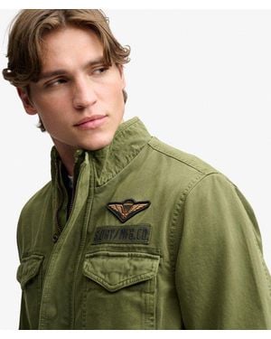 Superdry & Co Patched Military M65 Jacket - Green