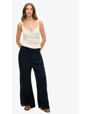 Superdry & Co Beach Trousers - Blue