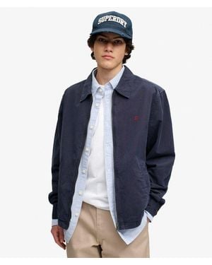 Superdry Lightweight Preppy Harrington Jacket - Blue