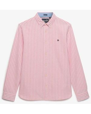 Superdry & Co Preppy Oxford Long Sleeve Shirt - Pink
