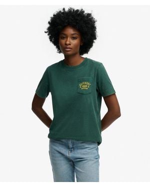 Superdry & Co Vintage Prep T-shirt - Green