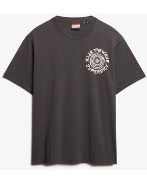 Superdry & Co Outdoor Narrative Loose T-shirt - Black