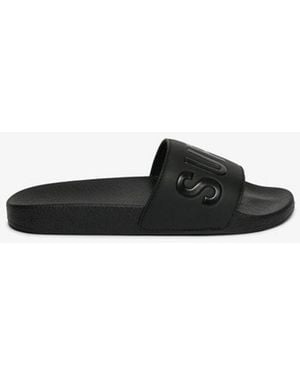 Superdry & Co Pool Sliders - Black