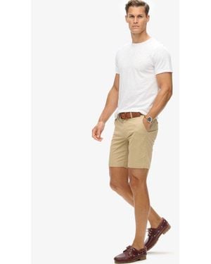 Superdry & Co Stretch Chino Shorts - White