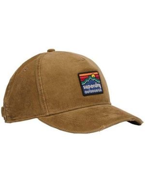 Superdry Femme Casquette Camionneur En Velours À Motif Taille: 1Taille - Marron