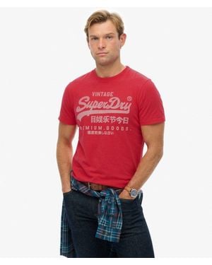 Superdry Vintage Logo Classic T-shirt - Red