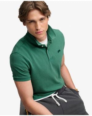 Superdry & Co Classic Pique Polo Shirt - Green