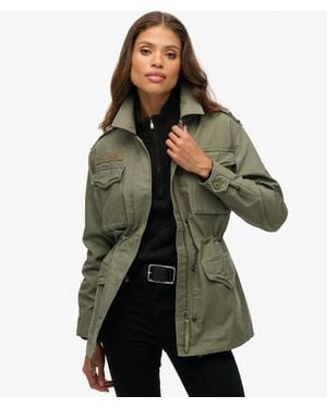 Superdry Veldjack Met Versieringen - Groen