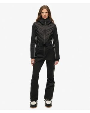 Superdry Luxe Ski Suit - Black