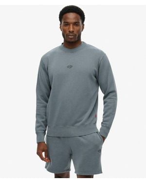 Superdry & Co Micro Logo Crew - Blue