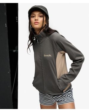 Superdry Bench X & Co Bench High Neck Contrast Track Top - Black