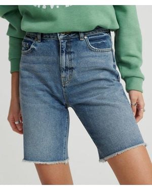 Superdry Bermuda Boy Shorts - Blue