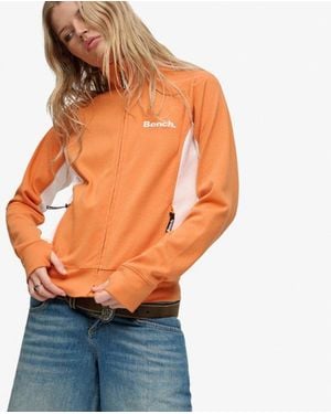 Superdry Bench X & Co Bench High Neck Contrast Track Top - Orange