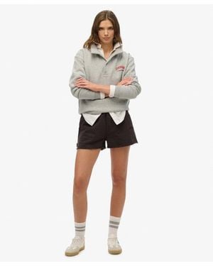 Superdry & Co Essential Logo Garment Dye Shorts - Black