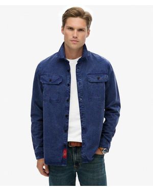 Superdry Merchant Military Overshirt - Blue