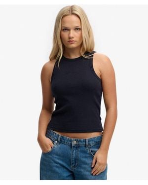 Superdry & Co Essential Logo Racer Vest - Blue