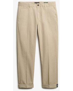 Superdry & Co Premium Regular Chinos - Natural