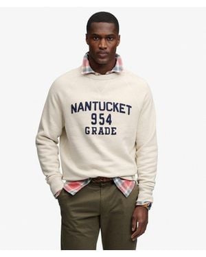 Superdry Merchant Vintage Applicatie Sweatshirt - Naturel