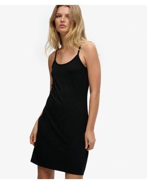 Superdry & Co Mini Jersey Cami Dress - Black