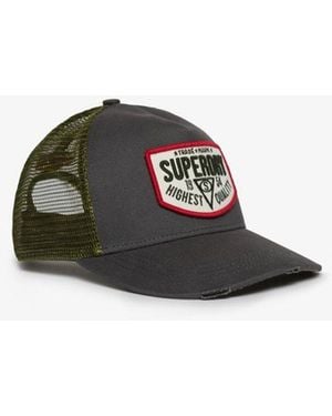 Superdry Femme Casquette Trucker En Mesh Taille: 1Taille - Noir
