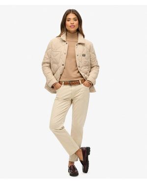 Superdry Quilted Chore Liner Jacket - Natural