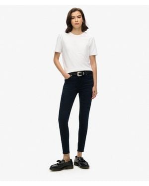 Superdry Organic Cotton Vintage Mid Rise Skinny Jeans - White
