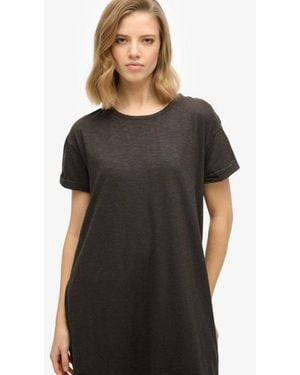 Superdry & Co Midi T-shirt Dress - Black