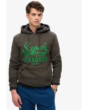 Superdry Standard Script Hoodie - Green