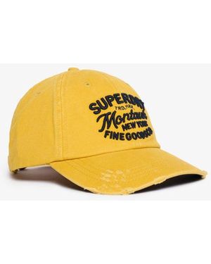 Superdry & Co Vintage Applique Baseball Cap - Yellow