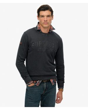 Superdry & Co Athletic Embossed Sweatshirt - Blue