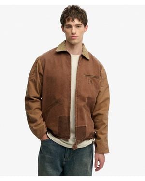Superdry & Co Carhartt Reworked Collared Jacket - Brown