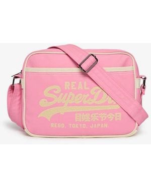 Superdry & Co Mini Alumni Crossbody Bag - Pink