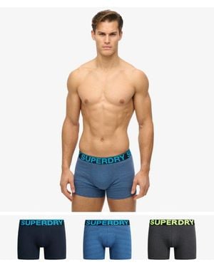 Superdry & Co Boxer Triple Pack - Blue