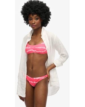 Superdry Tie-dye Bikinibroekje - Rood