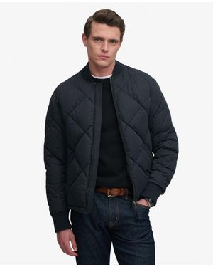 Superdry & Co Diamond Quilt Jacket - Blue