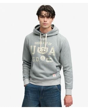 Superdry & Co Athletic Essentials Hoodie - Gray