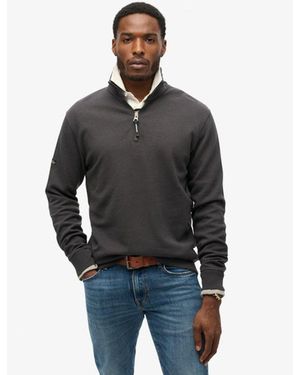 Superdry & Co Utility Logo Half-zip Sweatshirt - Black