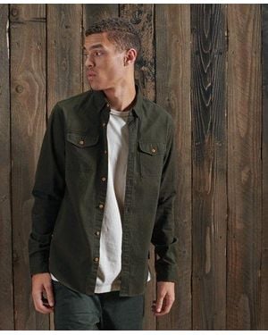 Superdry Classic Commuter Shirt Twill - Brown