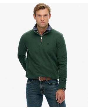 Superdry & Co Preppy Half Zip Jumper - Green