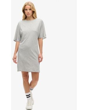 Superdry Cotton Modal T-shirt Dress - Multicolor