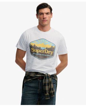 Superdry Sun Tab T-shirt - White