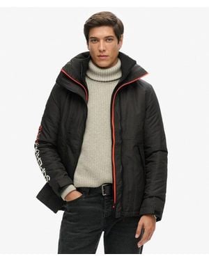 Superdry & Co Hooded Yachter Windbreaker Jacket - Black
