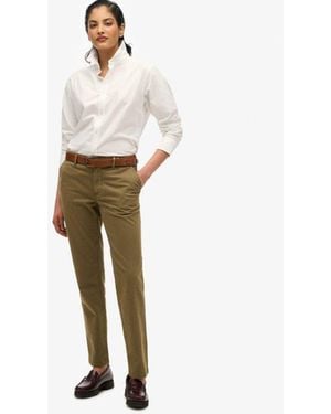 Superdry Mid Rise Chino - White