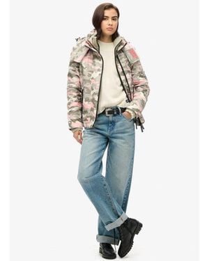 Superdry & Co Hooded Mountain Windbreaker Jacket - Blue