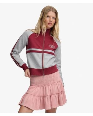 Superdry & Co Cult Zip Through Track Top - Red