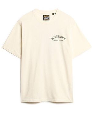 Superdry Tattoo Back Graphic Loose T-shirt - Natural