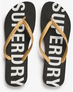 Superdry Code Essential Teenslippers - Zwart