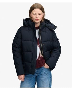 Superdry & Co Premium Ripstop Puffer Jacket - Blue