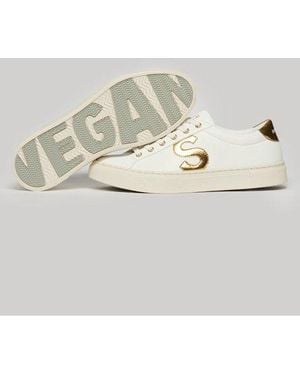 Superdry Vegan Court Tennis Trainers - Metallic