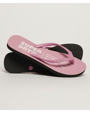 Superdry & Co Studios Flip Flops - Pink